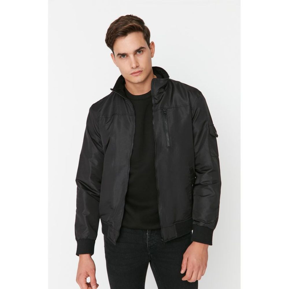 NWT Trendyol Men Regular fit Standing collar Woven Jacket